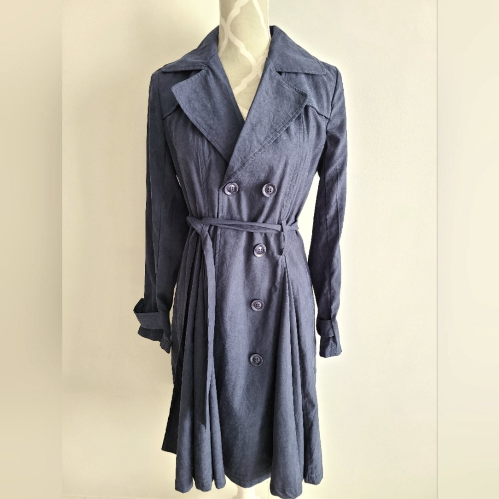 Laffaire Velvety Trench Coat